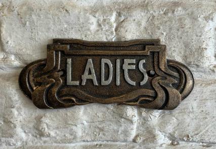 Art Nouveau Ladies sign